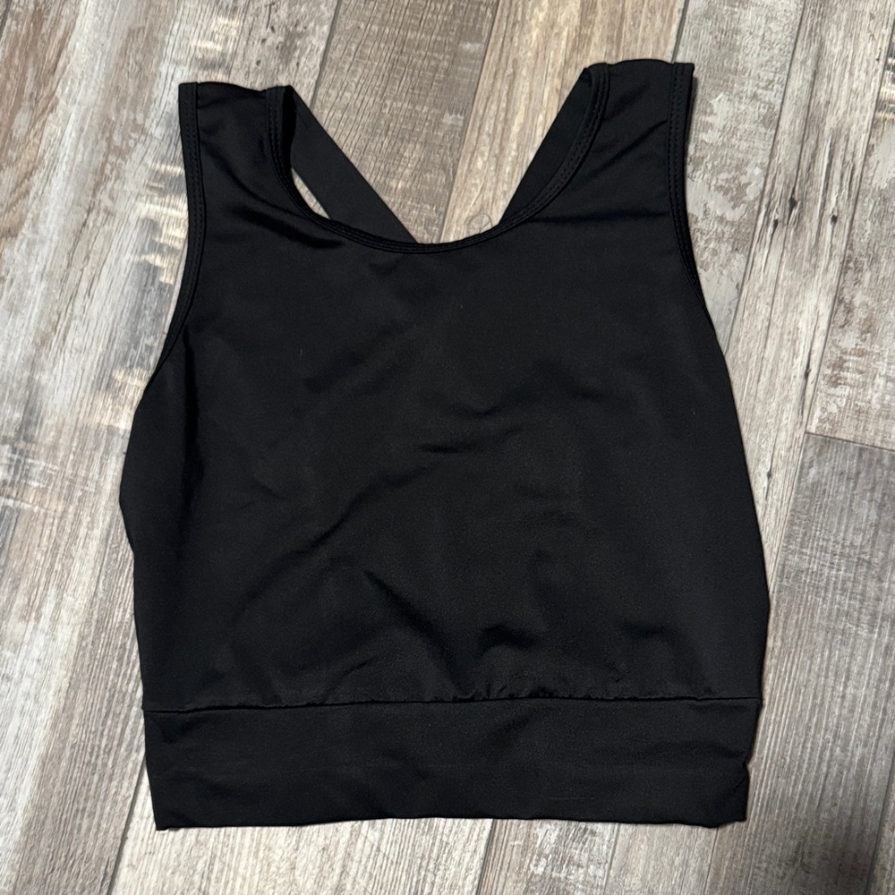 Black Sleeveless Women's Top